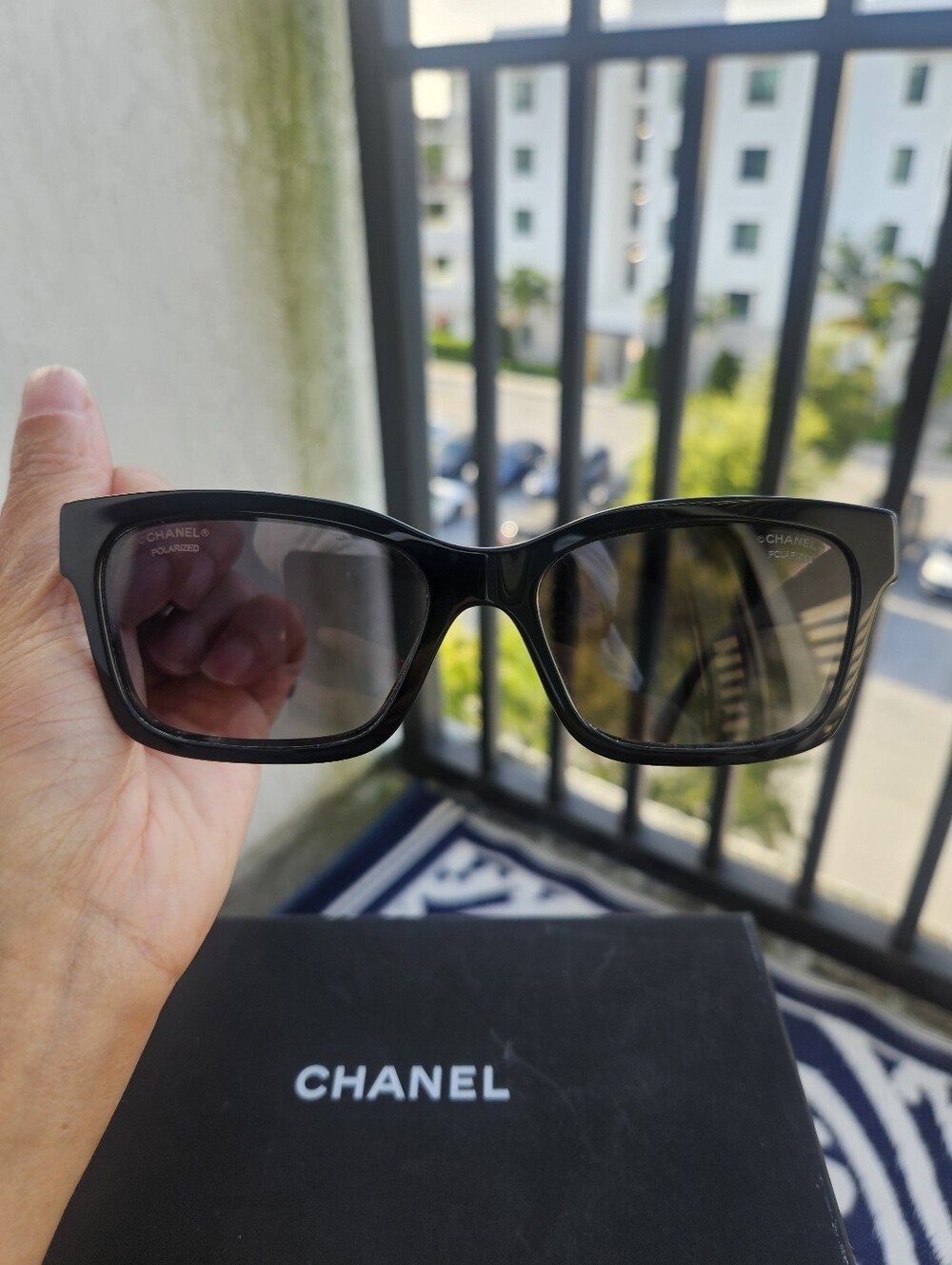 Chanel Black Cat-Eye Sunglasses - Picture 7 of 10